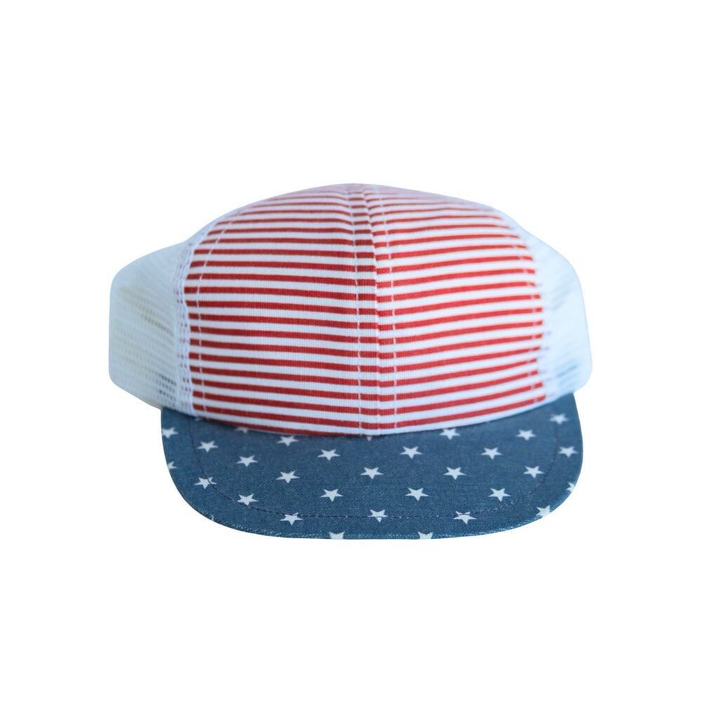 GEORGE HATS Toddler Trucker Hat Patriotic Stars Stripes 18"-19" - Picture 2 of 4